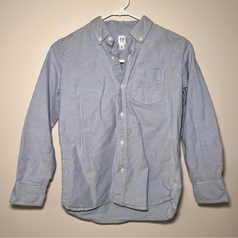 GAP Button Down‎ Shirt Blue Plaid
